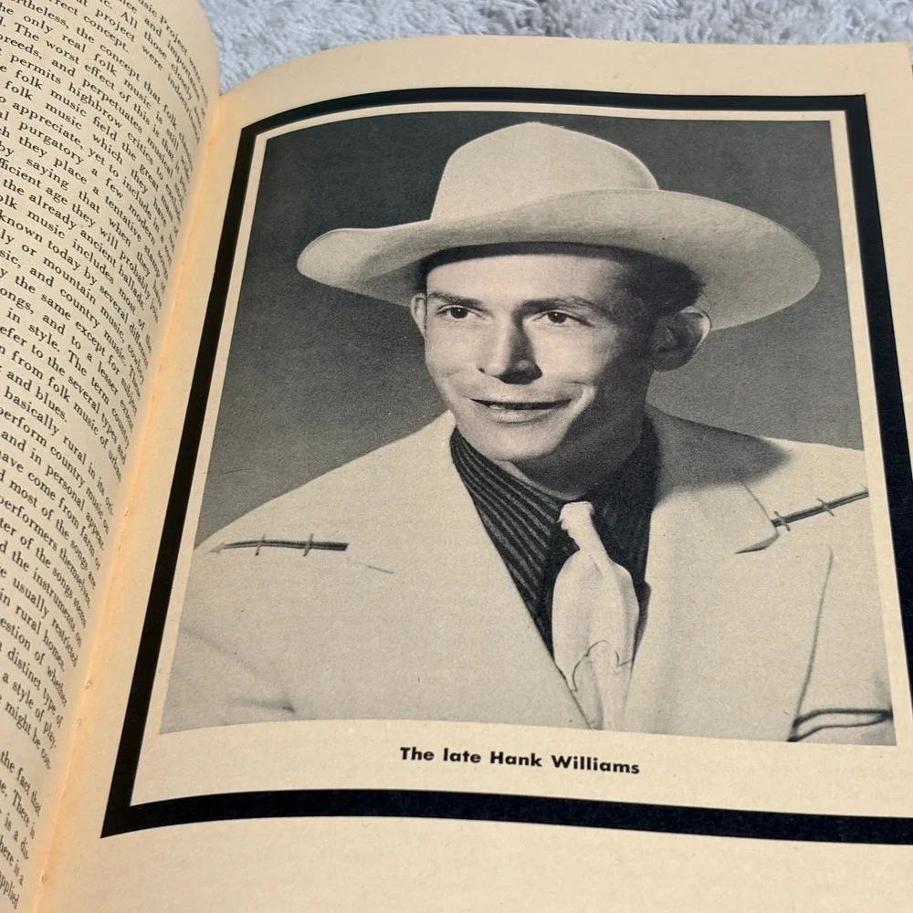 Vintage 1953 Grand Ole Opry Book William R McDaniel Hank Williams Nashville TN